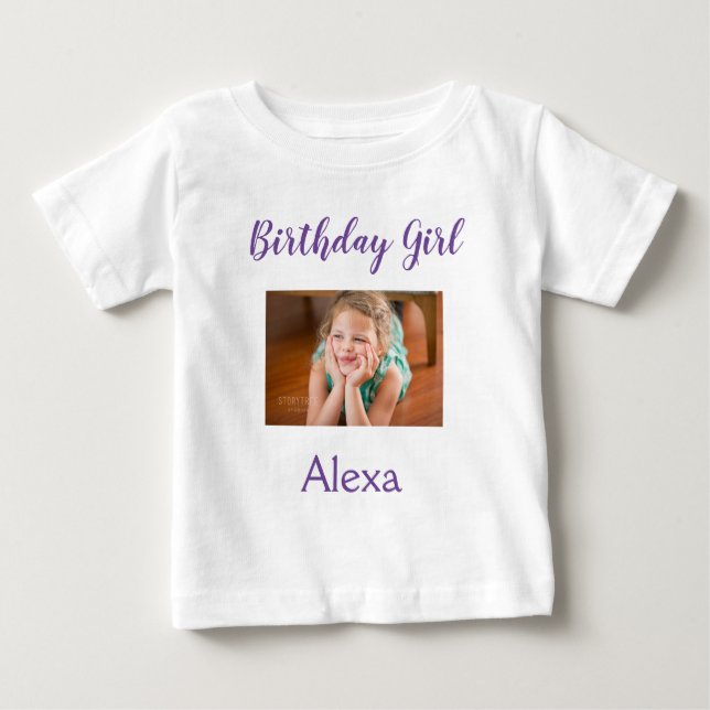 Camiseta Foto: Birthday Girl (Frente)
