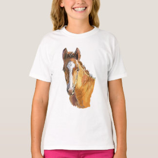 Camiseta Foto bonitinha desenhando a mão