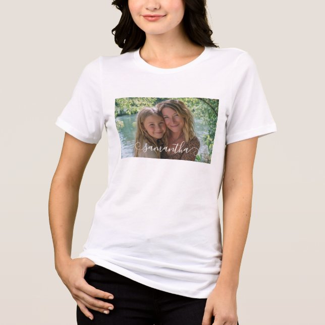Camiseta Foto com Assinatura Girly Curly (Frente)
