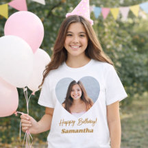 Foto coração nome aniversário
