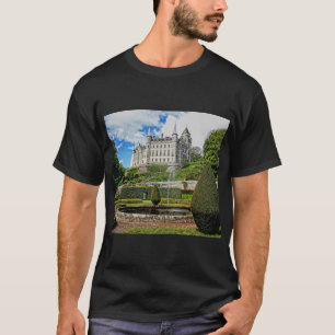 Camiseta Foto da arquitetura do castelo de Dunrobin