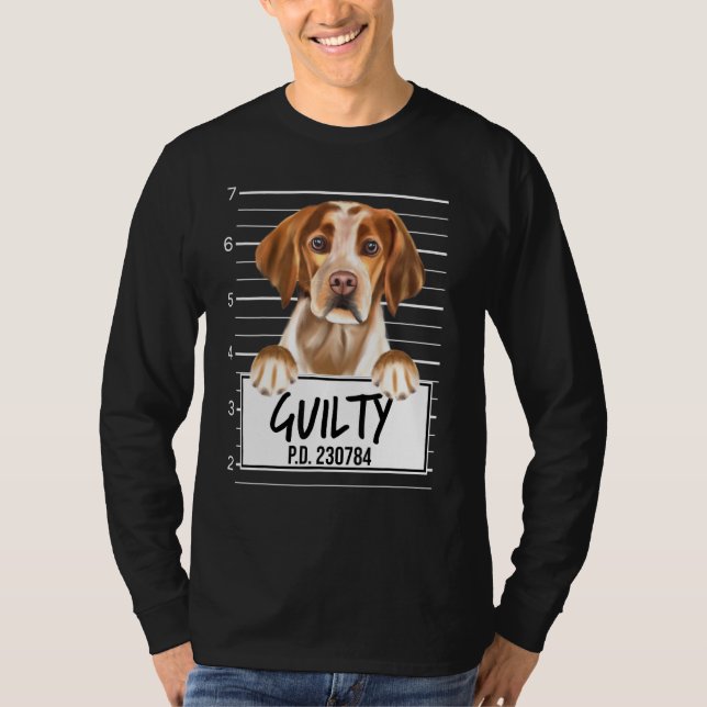 Camiseta Foto da Brittany Culpada Cachorro (Frente)