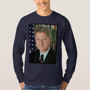 Camiseta Foto da Casa Branca do Presidente Bill Clinton