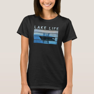 Camiseta Foto da Docada da Vida no Lago Férias de Casa de C