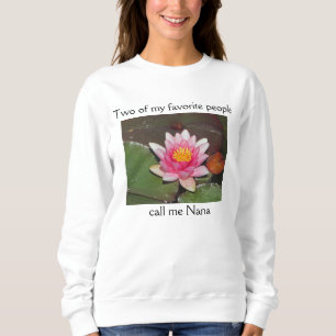 Camiseta Foto da Flor Lily De Água Rosa Nana Especial