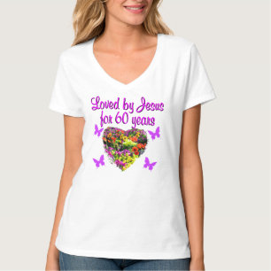 CAMISETA FOTO DA FLOR SELVAGEM DO 60º ANIVERSÁRIO