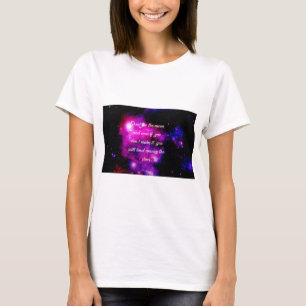 Camiseta Foto Da Lua E Terra Entre As Estrelas