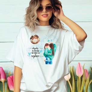 Camiseta Foto da mãe Foto personalizada Camisa-Presente do 