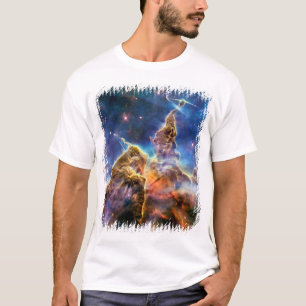 Camiseta Foto da Montanha Mística da Nebulosa de Carina no