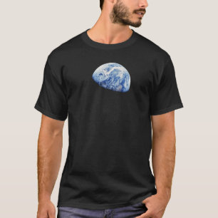 Camiseta Foto da NASA Apollo 8 Earthrise Lua em Órbita Luna