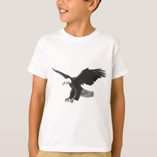Camiseta Foto de águia-calva americana voadora majestosa