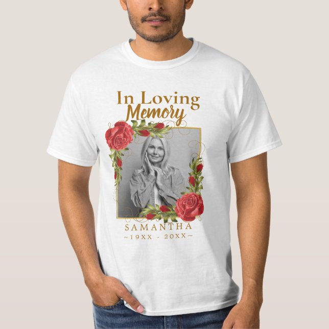 Camiseta Foto de amor Perda de Memória da Camisa-Mãe (Frente)