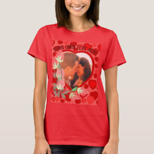 Camiseta foto de amor personalizada