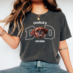 Camiseta Foto de animal de estimação personalizada com nome