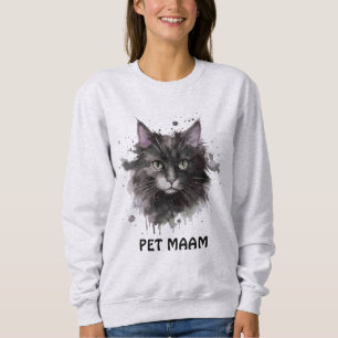 Camiseta Foto de animal de estimação personalizada em aquar