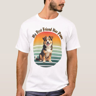Camiseta Foto de animal de estimação personalizada Meu melh