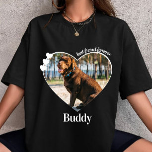 Camiseta foto de animal de estimação personalizar Coração n
