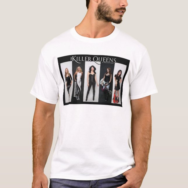 Camiseta Foto de Banda em branco e preto (Frente)