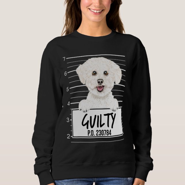 Camiseta Foto de Bichon Frisé Culpado (Frente)