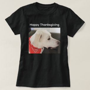 Camiseta Foto de Cachorro Branco e Bonito Perfil de Cachorr