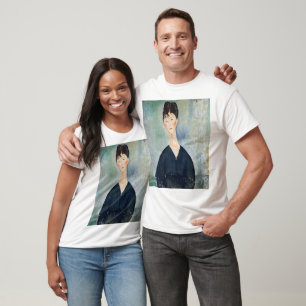 Camiseta Foto de cantora de café Amedeo Modigliani