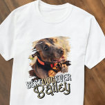 Camiseta Foto de Cão de Pet Personalizado, Legal, Reproduti<br><div class="desc">Esta design divertida e moderna é composta de tipografia divertida e adiciona uma foto personalizada do seu animal de estimação.</div>