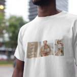 Camiseta Foto de Colagem Moderna e Adoramos Presentes de Pa<br><div class="desc">Os presentes do "We Love Pai" são presentes pensativos e animadores que celebram o amor e o apreço pelos pais. Esses presentes são muitas vezes oferecidos em ocasiões especiais como Dia de os pais, aniversários ou qualquer dia que você queira expressar gratidão pelo seu amor e apoio ao pai. Há...</div>