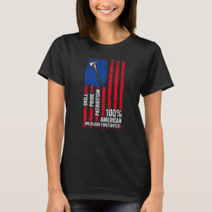 Camiseta Foto de Combate a Bombeiros Wildland