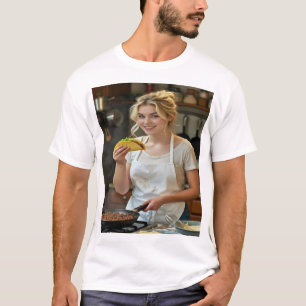 Camiseta Foto de Comer Tacos Personalizar