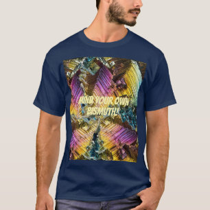 Camiseta Foto de cristais de bismuto