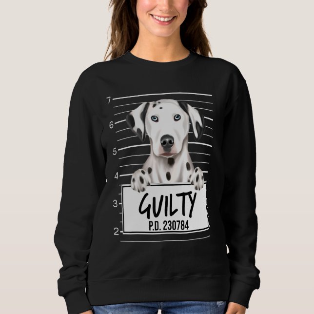 Camiseta Foto de Dálmata Culpado (Frente)