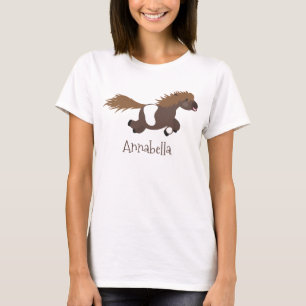 Camiseta Foto de desenho animado de Shetland em circulação