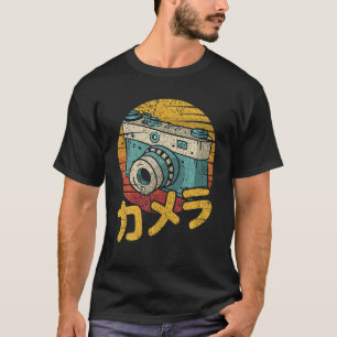 Camiseta Foto de DSLR de filmes analógicos japoneses retrô