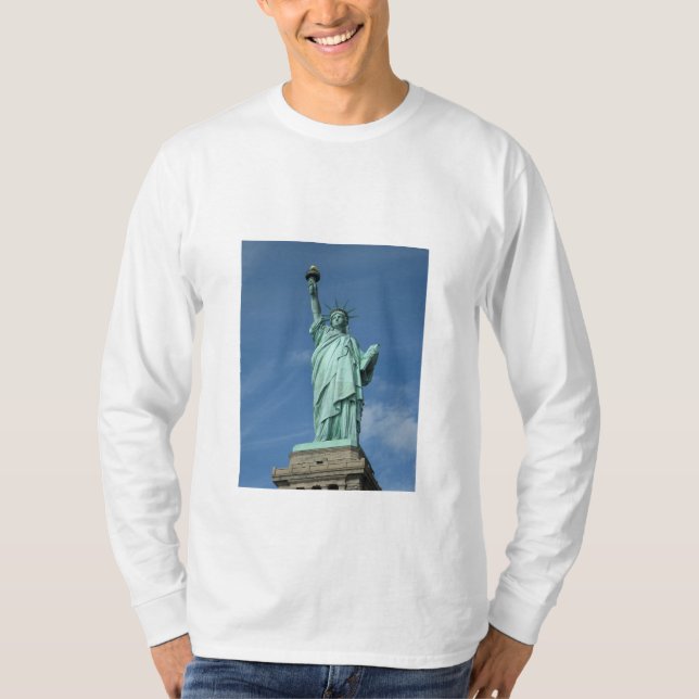 Camiseta Foto de estátua da liberdade (Frente)
