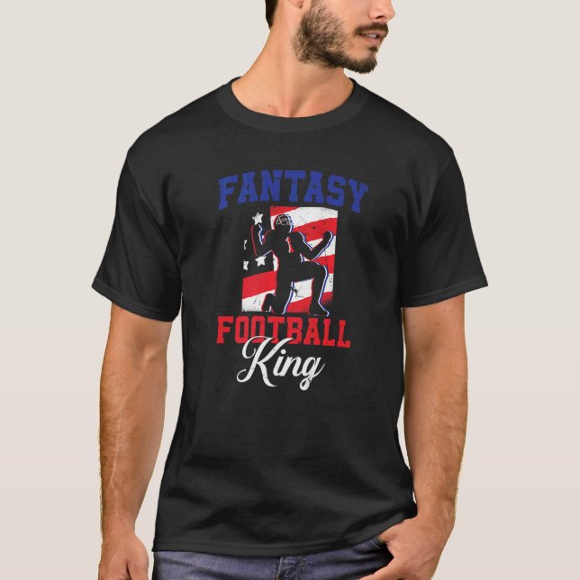 Camiseta Foto de Fantasia de Futebol (Frente)