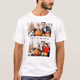 Camiseta Foto de Feliz Dia das Bruxas 2 Moderno Minimalista