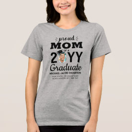 Camiseta Foto de Formatura Turma de Graduados Ano Mãe Orgul