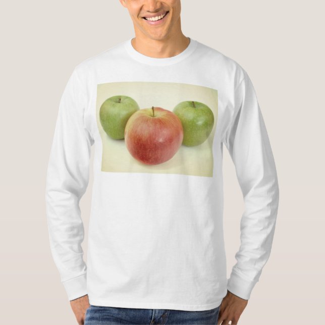 Camiseta Foto de Fruta de Maçãs (Frente)