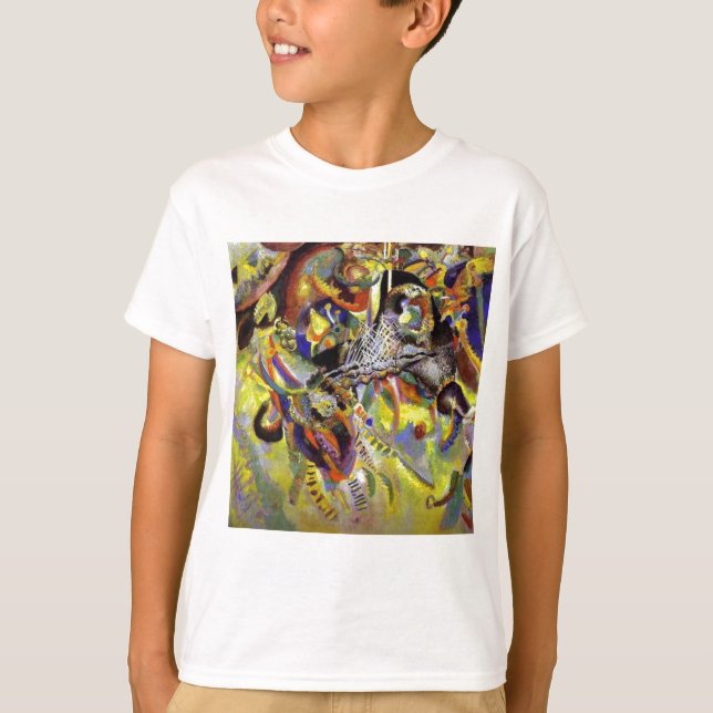 Camiseta Foto de Fugue Abstrato por Kandinsky (Frente)