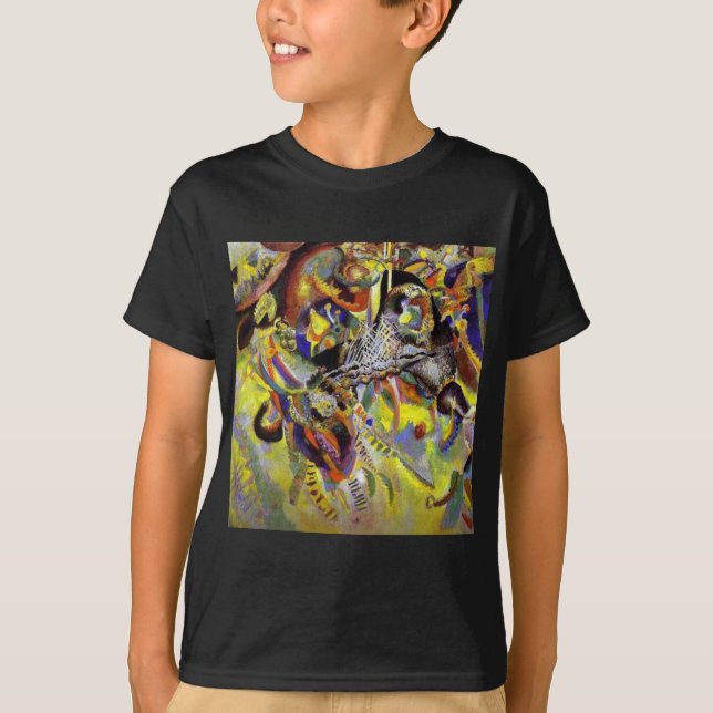 Camiseta Foto de Fugue Abstrato por Kandinsky (Frente)