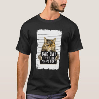 Camiseta Foto de Gato Detido
