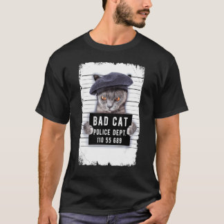 Camiseta Foto de Gato Preso