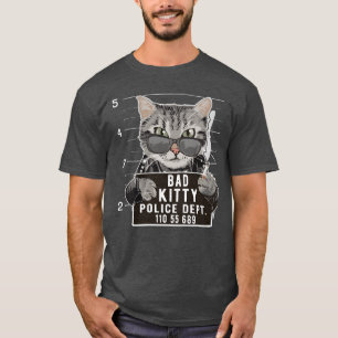Camiseta Foto de Gato Preso Presente para Amante de Animais