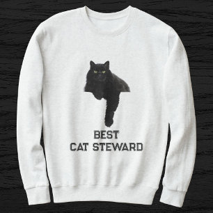 Camiseta Foto de Gato Preto Fofa Citação Divertida Pet Pers