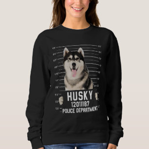 Camiseta Foto de Husky Criminoso