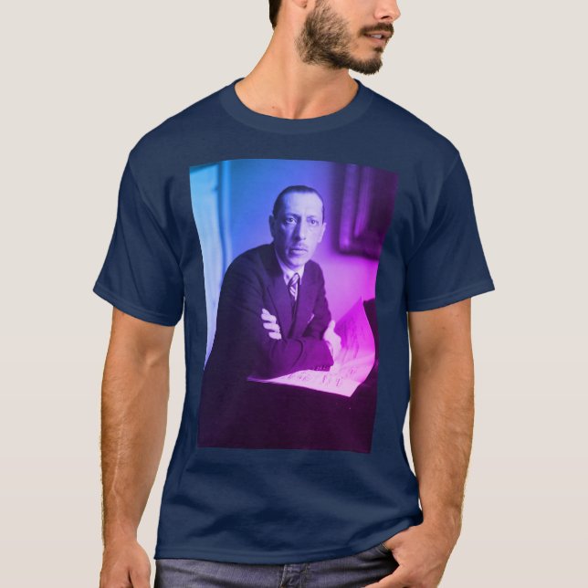 Camiseta Foto de Igor Stravinsky (Frente)
