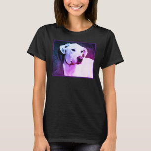Camiseta Foto de Labrador Retriever Mix Dog Purple Lovers