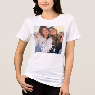 Camiseta Foto de Melhores Amigas Fofas Personalizadas
