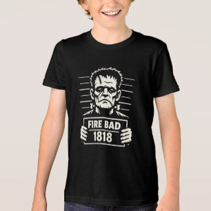 Camiseta Foto de Monstro Costurado – Fogo Ruim 1818