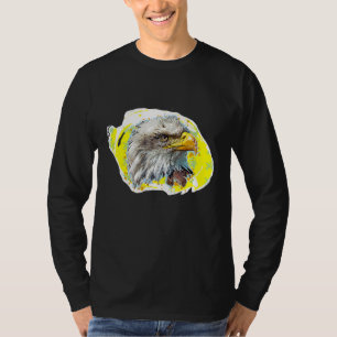 Camiseta Foto de Ornitologia Aviária Bald Eagle Bird